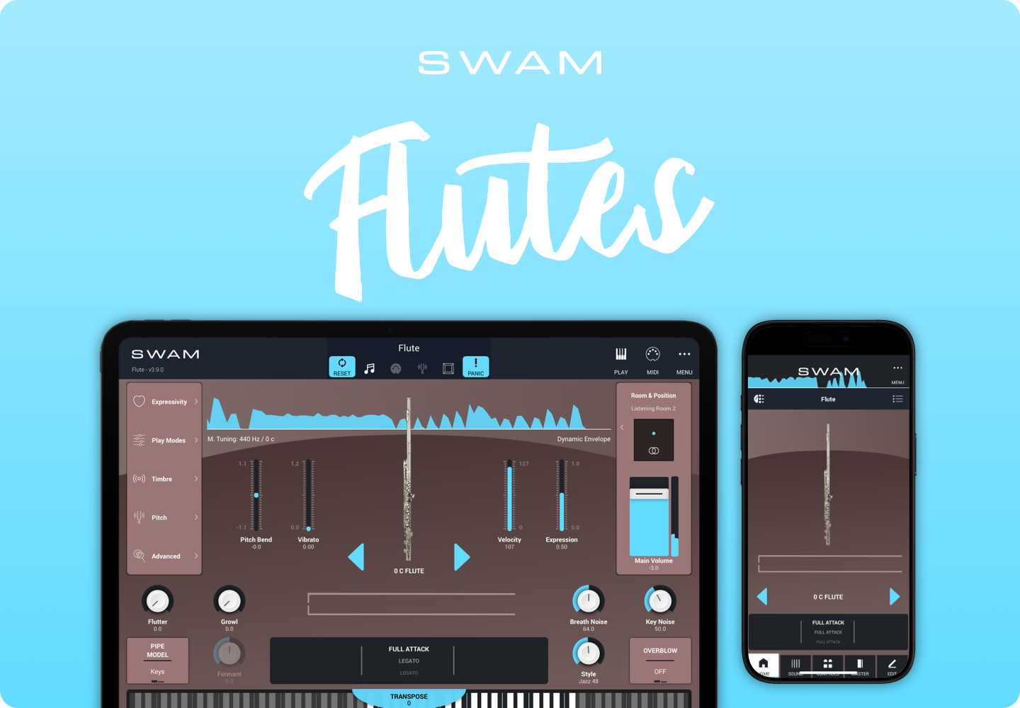 swam-flutes